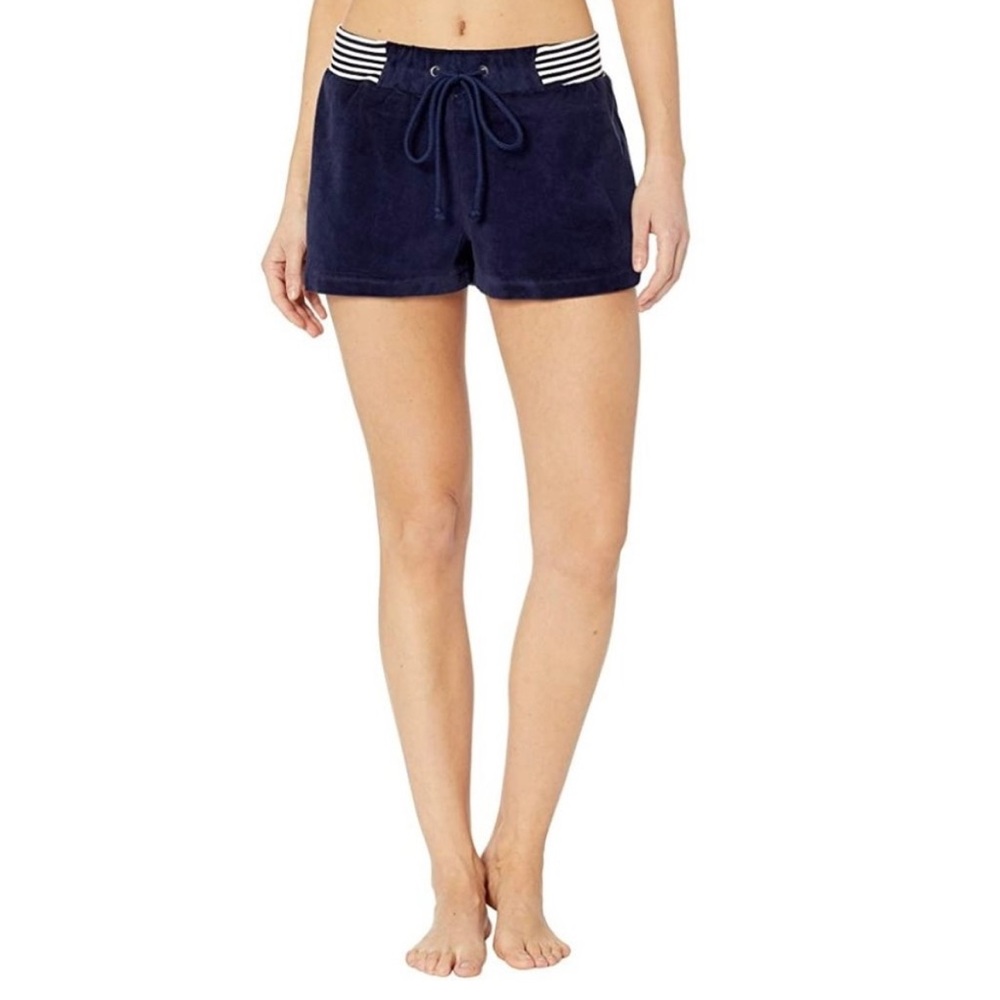 NWT SPLENDID Navy Velour Shorts, size XS